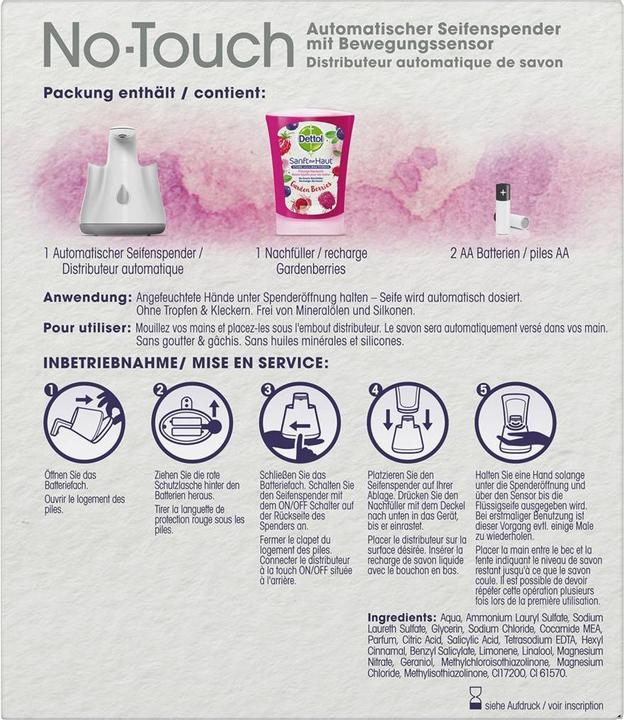 Produktbild Dettol No Touch (Flüssigseife, 250 ml)