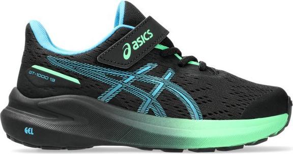 ASICS Performance GT-1000 13 PS Kids BLACK/DIGITAL AQUA