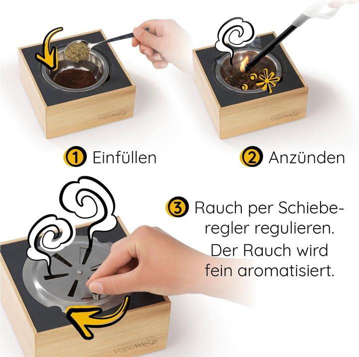 Actual product image Vapowesp Smoke box