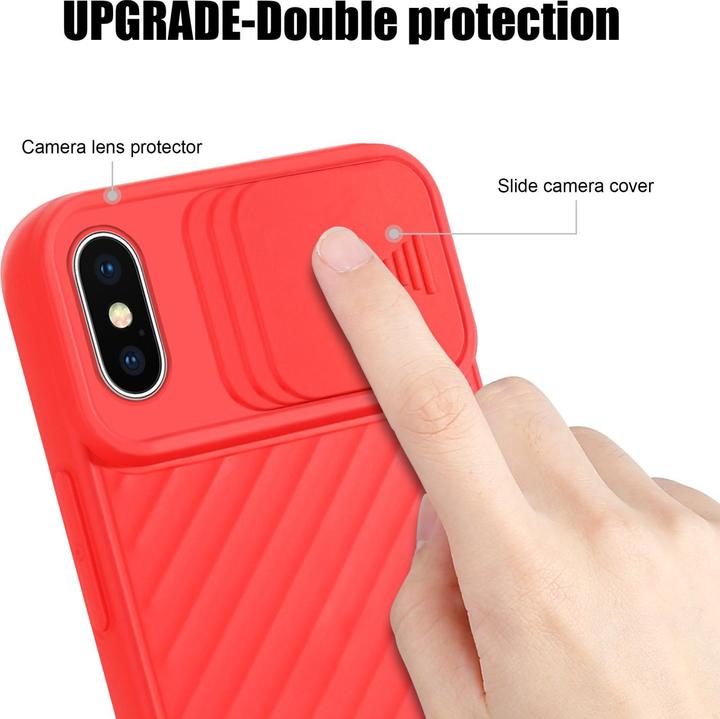 Actual product image Cadorabo TPU cover with camera protection (Apple iPhone XS Max)