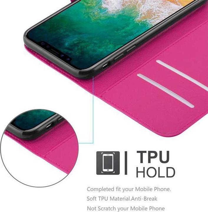 Produktbild Cadorabo Book mit Standfunktion Cover (Apple iPhone X)