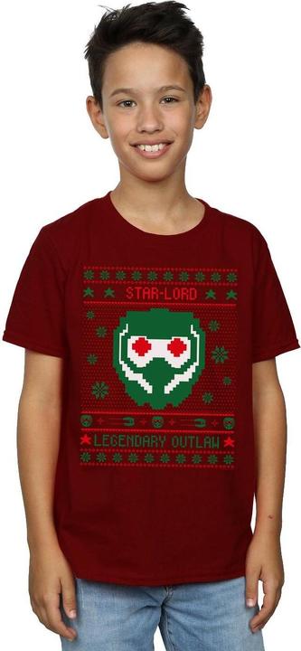 Produktbild Guardians Of The Galaxy Vol. 2 Star Lord Fair Isle TShirt Jungen (152, 158)