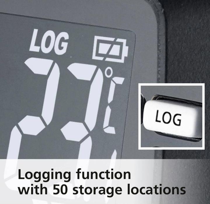 Actual product image Laserliner Infrared thermometer ThermoSpot XP (-40°-1500°C50:1, K-type, USB, BLE)