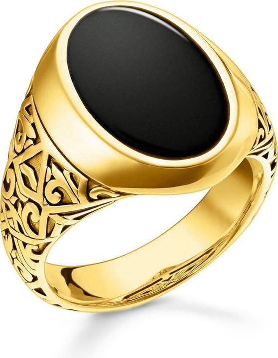 Immagine prodotto Thomas Sabo Anello nero-oro (56, 925 Argento)