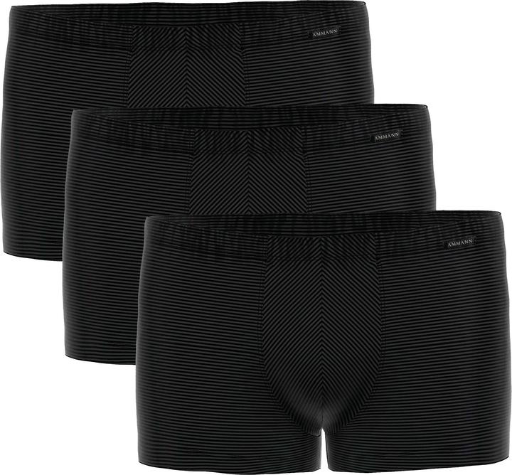Ammann Boxershort Casual Bequem sitzend Cotton & More Retro Short 3P