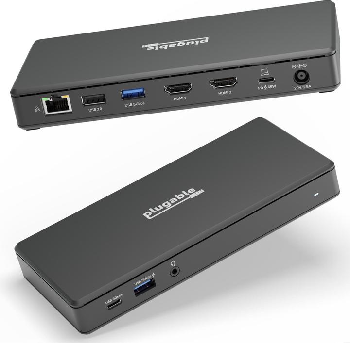 Produktbild Plugable USB-C Dual HDMI DS 65W (USB-C)