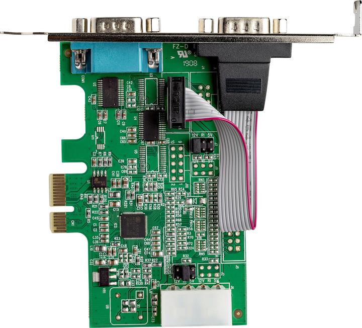 Actual product image StarTech .com 2 Port PCI Express RS232 Serial Adapter Card