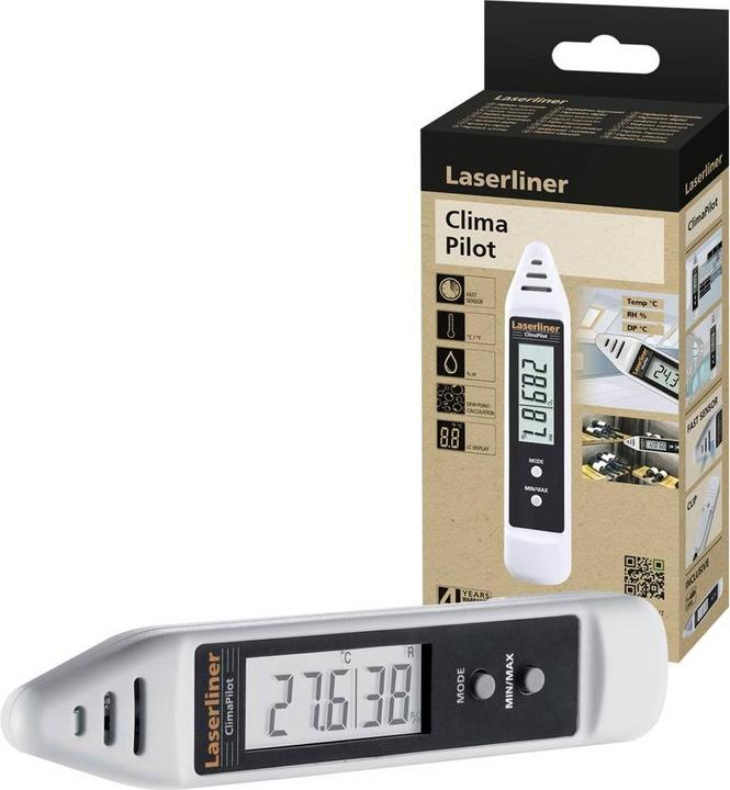 Actual product image Laserliner ClimaPilot Luftfeuchtigkeits- und Temperaturdatenlogger
