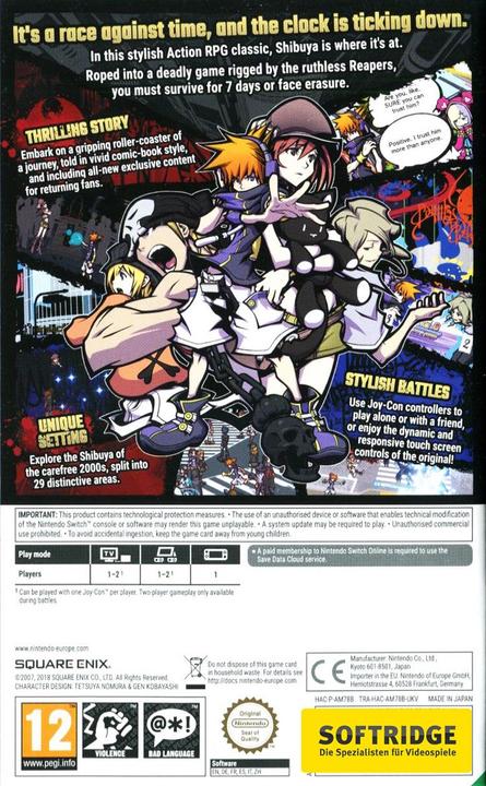 Actual product image Nintendo The World Ends With You - Final Remix (Switch, DE)