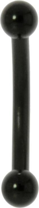 Immagine prodotto Bijouteria Piercing sopracciglio (Acciaio chirurgico 316L, Rivestimento PVD (nero))