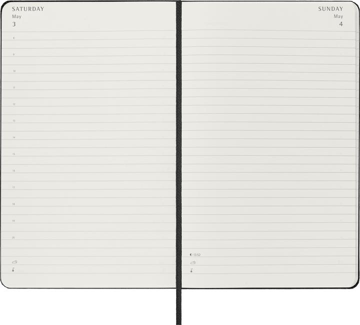Produktbild Moleskine Tageskalender (A5, Englisch)