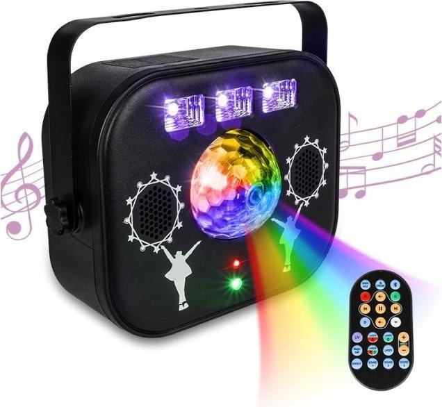 Produktbild No Name LIGHT4ME MULTIBOX Multieffekt-LED-Globus-Disco-Laser