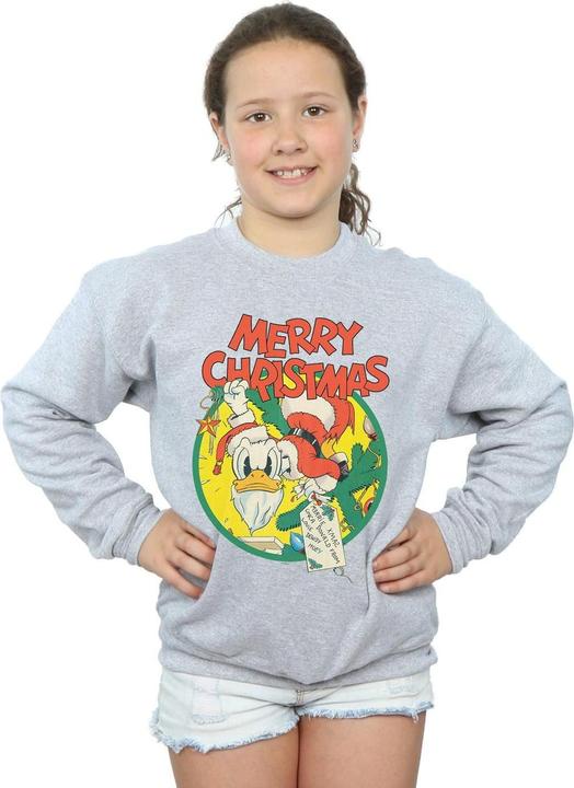 Immagine prodotto Disney Donald Duck Merry Christmas Felpa Ragazze (152, 158)