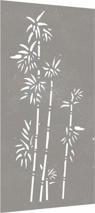 Produktbild VidaXL Garten-Wanddeko 105x55 cm Cortenstahl Bambus-Design (105 x 1 x 55 cm)