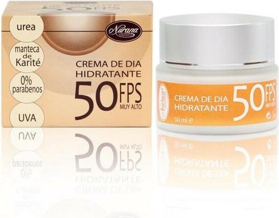 Actual product image Nurana Cosmetics CREMA HID.DIA UREA - KARITE SPF50, 50 ML (Suntan cream, SPF 50, 50 ml)