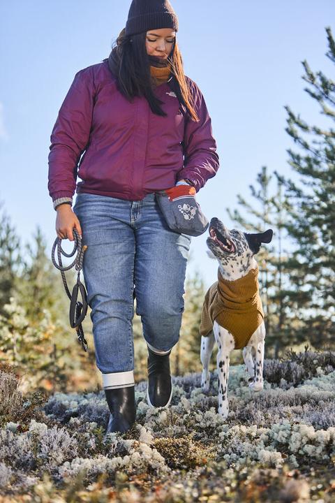 Immagine prodotto Hurtta Cappotto invernale riscaldante Midlayer ECO, 35, senape (35, Cappotto per cani)