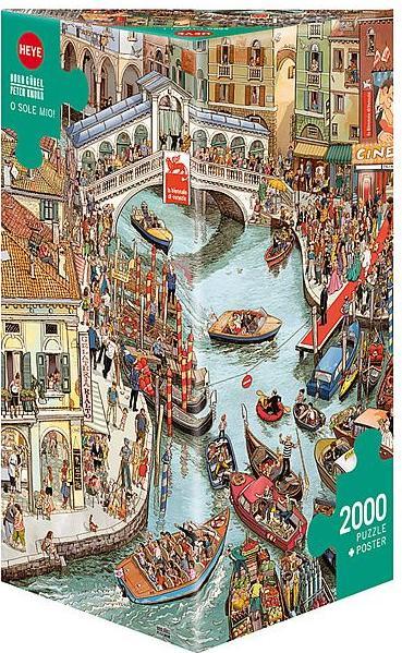 Actual product image Heye O Sole Mio! Triangular (2000 pieces)