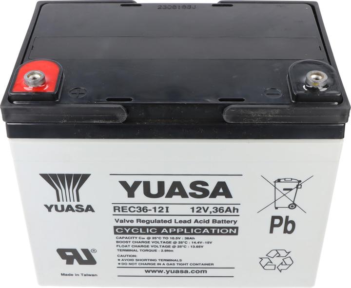 Actual product image Fiamm FGC23505 Cyclic lead battery with M5 recessed screw terminal 12V, 35000mAh (12 V, 35 Ah)