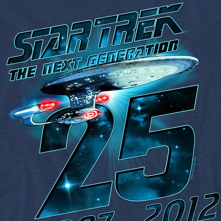 Actual product image Unisex Adult Enterprise 25 T-Shirt (S)