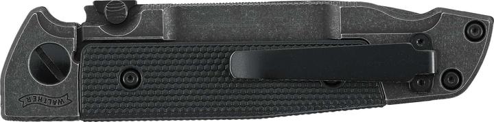 Image du produit Walther Q5 Steel Frame Folder Blackwash Serrated (couteau en acier inoxydable)