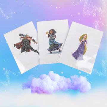 Actual product image Craft Buddy Crystal Art Disney 100 Sticker Album Starter Pack