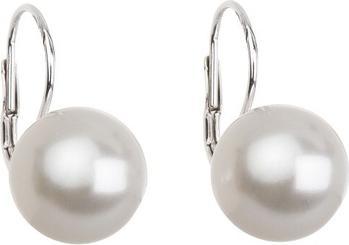 Evolution Group Charming dangling earrings with synthetic pearls 71106.1 (Synthetische Steine)