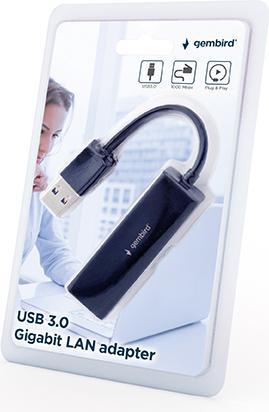 Produktbild Gembird NIC-U3-02 Netzwerkadapter (USB, RJ45 (1x))