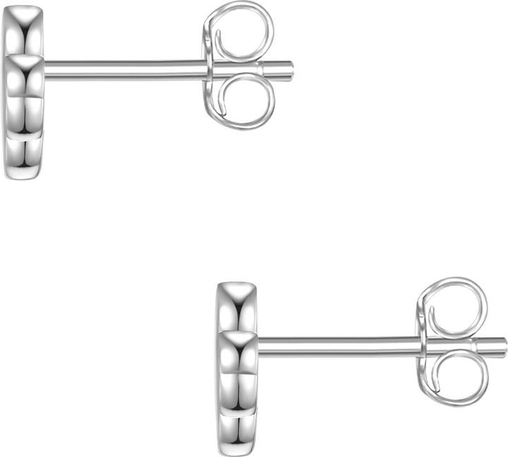 Actual product image Glanzstücke München Ladies earrings cloverleaf sterling silver - 34570 (Sterling Silver)