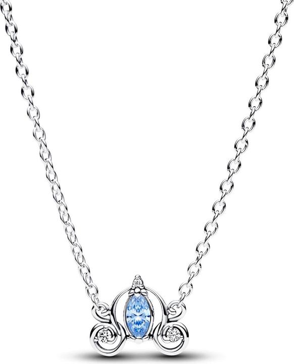 Pandora Disney Cinderellas Kutsche Halskette (Silber 925, 45 cm)