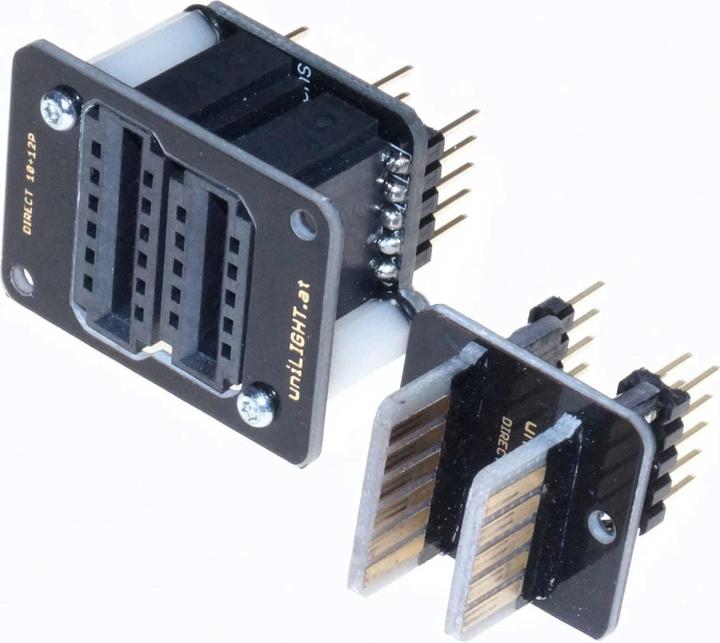 Produktbild Unilight direktsteckverbindung header mit 6 primä 10 sekundären polen, 2pcs, uni kontaktle