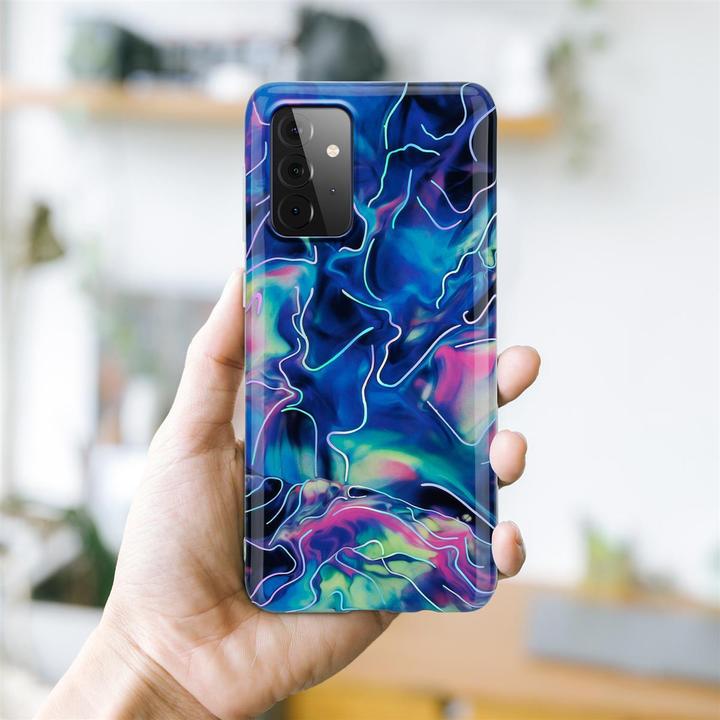Actual product image Cadorabo IMD TPU Colorful Marble Cover (Samsung Galaxy A72)