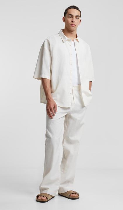 Produktbild Urban Classics Boxy Cotton Linen Shirt - 161163 (L)