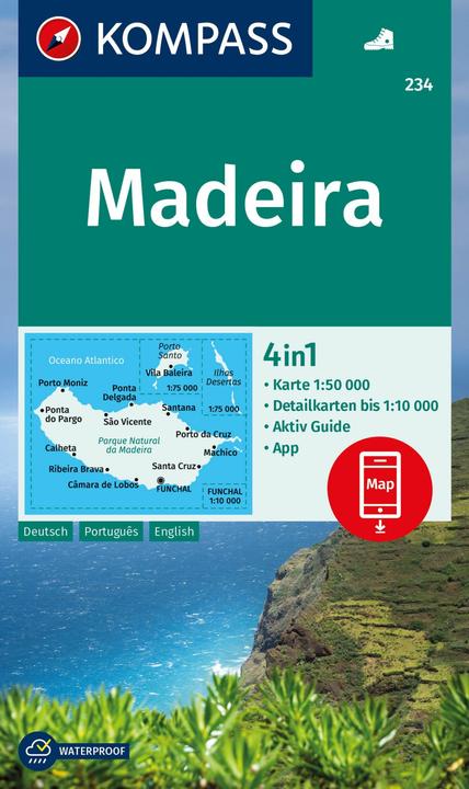 Produktbild Wanderkarte 234 Madeira 1:50.000