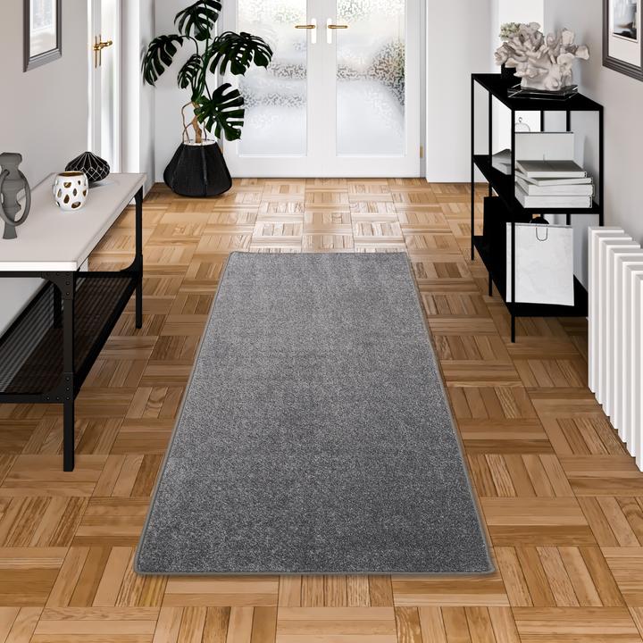 Produktbild Snapstyle Hochflor Velours Läufer Teppich Luna (80 x 400 cm)