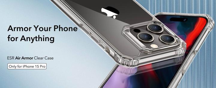 Actual product image ESR Air Armor Case (Apple iPhone 15 Pro)