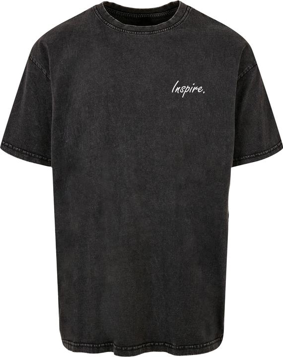 Merchcode Inspire Acid Washed Heavy Oversized Tee - 112625