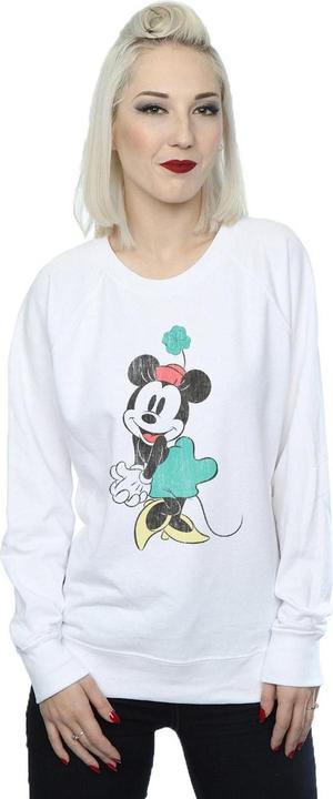 Actual product image Disney Womens/Ladies Minnie Mouse Shamrock Hat Sweatshirt (M)