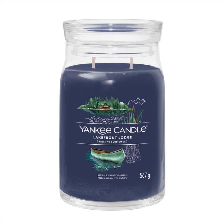 Actual product image Yankee Candle Scented Candle Lakefront Lodge Signature Large Jar
