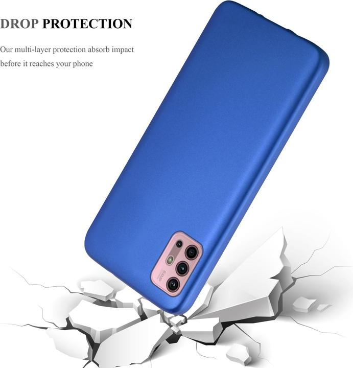 Produktbild Cadorabo TPU Matt Metallic Hülle (Motorola Moto G10, Motorola Moto G30)