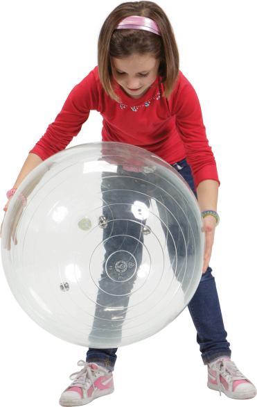 Produktbild Ledraplastic Gymnic® Jinglin Ball Transparent, Ø 55 cm