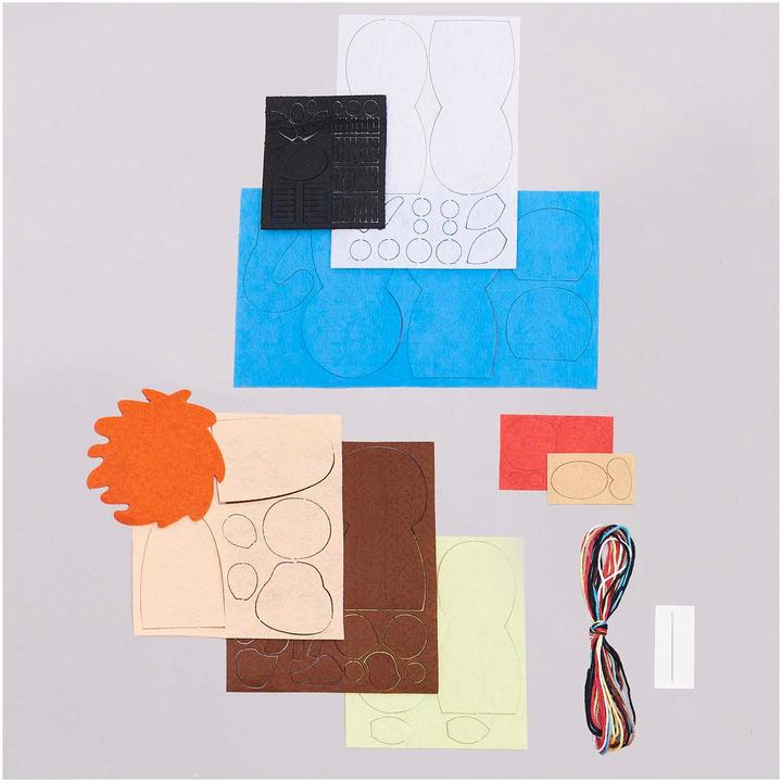 Image du produit Rico Design Kit de bricolage marionnettes à doigt "animaux