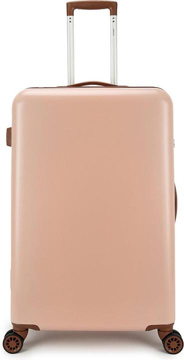 Immagine prodotto Valigia retrò grande 76 cm rosa (96 l)