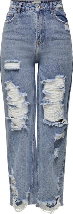 Only ONLDad High Waist Destroyed Flared Jeans