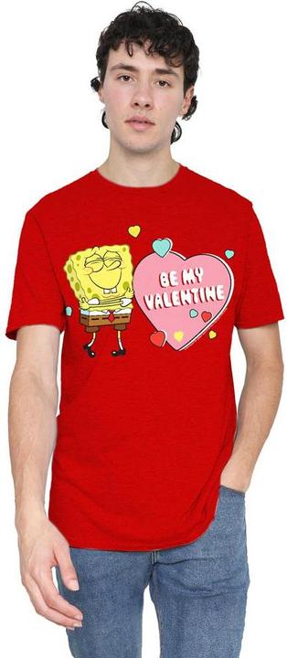 Immagine prodotto Spongebob Squarepants Be My Valentine Maglietta Adulto Unisex (M)