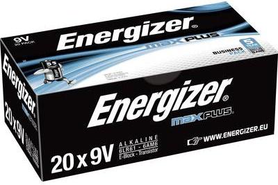 Actual product image Energizer Max Plus (20 pcs., 9V Block)