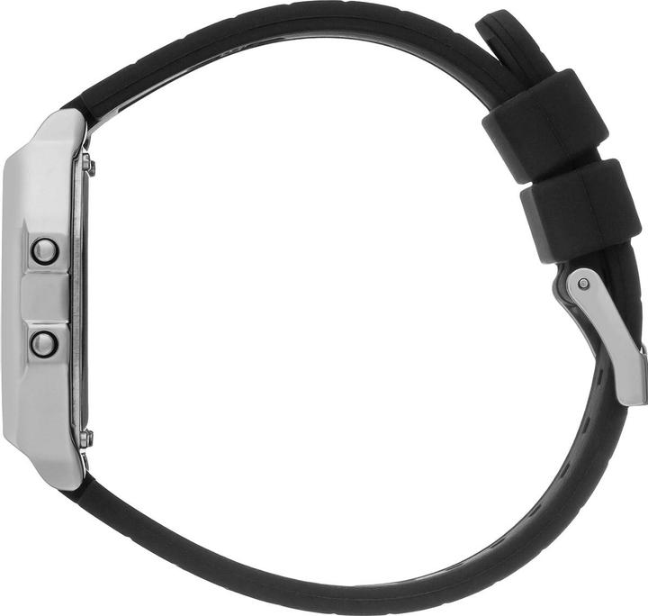 Produktbild ICE Watch ICE-Watch ICE digit retro - Metal silver mirror - Black - Small Armbanduhr (32 mm)