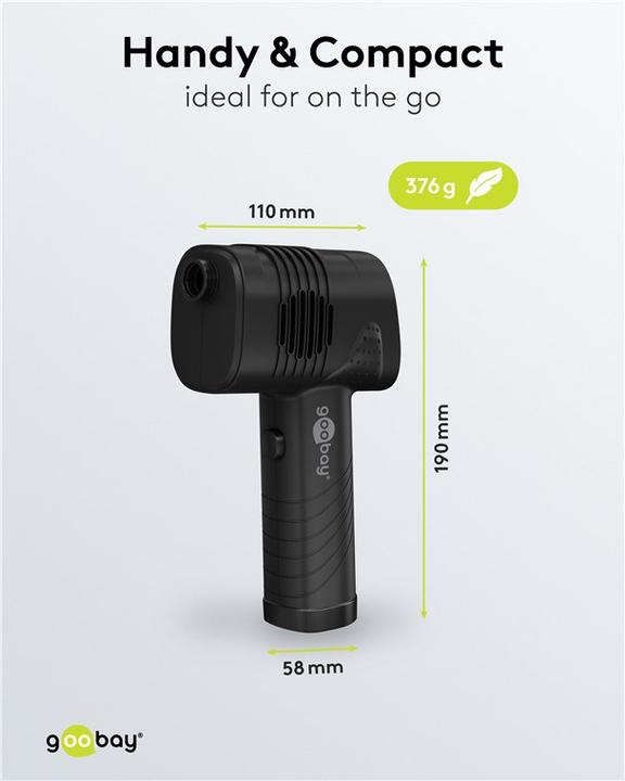 Actual product image Goobay Electric dust blower (5 x)