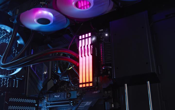 Actual product image Kingston FURY Beast RGB (1 x 32GB, 5200 MHz, DDR5 RAM, DIMM)