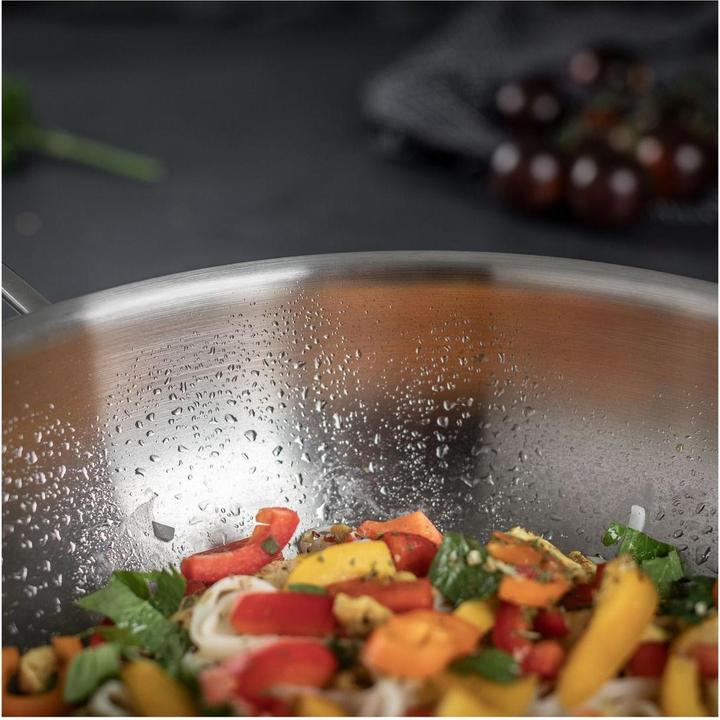 Produktbild Kuhn Rikon Wok (28 cm, Wok Pfanne, Aluminium, Edelstahl)