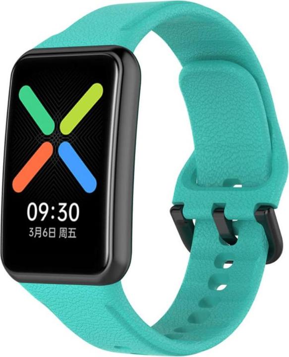 Actual product image Cover-Discount OPPO Watch Free - Silicone Replacement Bracelet turquoise (Silicone, Watch Free)